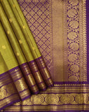 Sa स Ponnoli  handwoven pure silk Kanjivaram