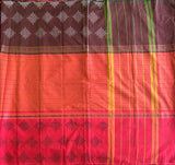 Vahnivasini Kanchi cotton muppangu / mubbagam saree kolam printed