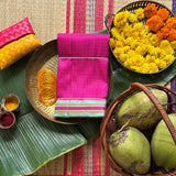 Eeditha zero zari pure silk handwoven kanjivaram saree