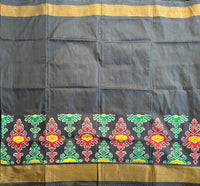 Priyamvada pure silk Ikat saree