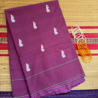 Mauve Sorceress handwoven Siddipet gollabhama saree