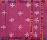 Sunday smiles kolam print on handloom Pasalapudi - The Maggam Collective