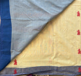 Chitrangada handwoven Siddipet gollabhama fine yarn saree with blouse - The Maggam Collective