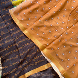 Adhrutha Bapu Ramayana print on Chennur silk saree