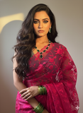 Shirin resham kota saree with Parsi gara embroidery