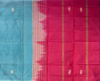 Flow state mosaic handwoven silk Chinnalampattu