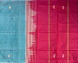 Flow state mosaic handwoven silk Chinnalampattu