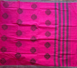 Swarupini Bandarulanka Kora cotton handprinted saree