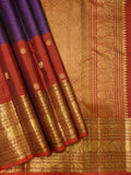 Tamara handwoven pure silk Kanjivaram saree