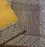 Seema kutch hand embroidery on silk