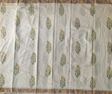 Mishika - Sanganeri block printed mul cotton saree