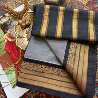 Vennela Handwoven Guntur 120 Count Heritage Cotton Saree