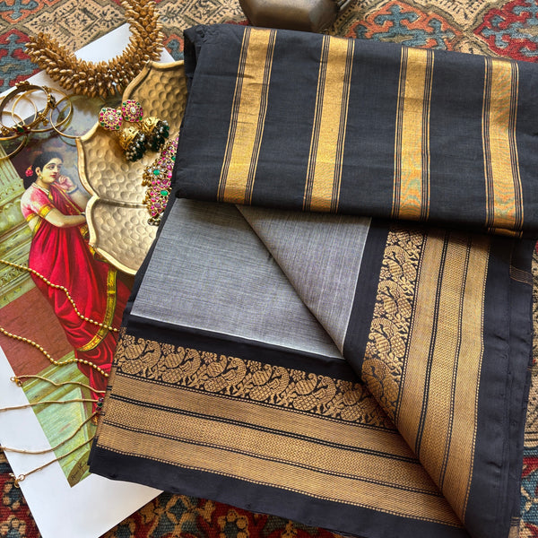 Vennela Handwoven Guntur 120 Count Heritage Cotton Saree