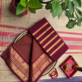 Kanjalochana Handwoven Guntur 120 Count Cotton Saree