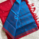 Kavya handwoven silk Chinnalampattu with blouse