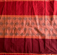 Svargatih Kanchi cotton muppangu / mubbagam saree kolam printed
