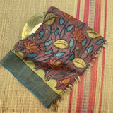 Barhayita Pen Kalamkari on pure Tussar silk handloom saree - The Maggam Collective