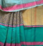 Adarsha - Mubbagam saree with Gandaberunda motifs