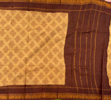 Rathna hand printed Sungudi saree with Kolam