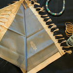Golden winter - handwoven silk Chinnalampattu