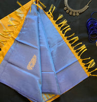 An afternoon in Theni - handwoven silk Chinnalampattu