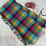 Kalakshetra Multi coloured checks Bhujodi