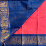 Gauri - Kattam checks Madurai Sungudi with blouse
