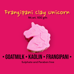 Frangipani Clay Unicorn Soap