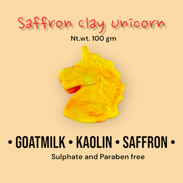 Saffron Clay Unicorn Soap