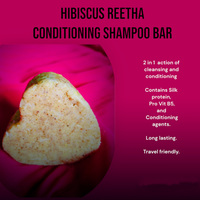 Hibiscus Reetha Lemongrass Conditioning Shampoo Bar