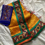 Kausalya - pen Kalamkari on silk cotton Mangalgiri