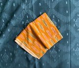 Cloud Atlas - stitched Shibori mul cotton saree