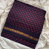 Ironwoman - wax resist printed Madurai Sungudi saree
