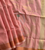 Rasavattha - Watermelon pink pure silk Uppada Jamdani
