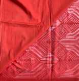 Pink symphony - stitched Shibori mul cotton saree