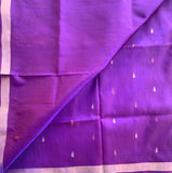 Advitiya - dual toned purple pure silk Uppada Jamdani