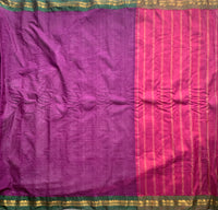 Snigdha - Handwoven Gadwal cotton with sico kuttu border