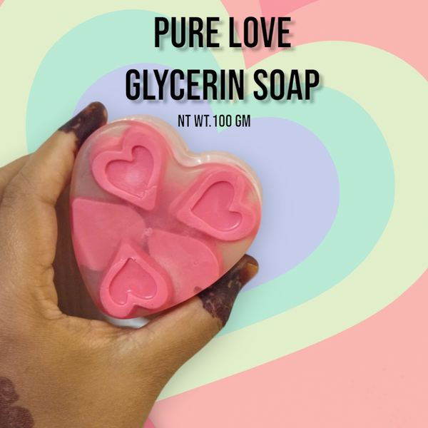 Pure love glycerin soap