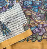 Ramayana pen Kalamkari saree - The Maggam Collective