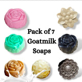 Pack of 5 goatmilk soaps