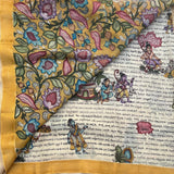 Ramayana pen Kalamkari saree - The Maggam Collective