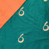 Abharana - Applique on silk Kanjivaram - The Maggam Collective