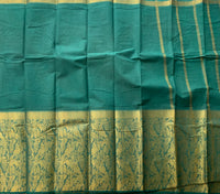 Divenire - dip dyed Madurai Sungudi saree with Vanasingaram border
