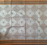 Rajitha Kolam block prints on Chettinad cotton saree