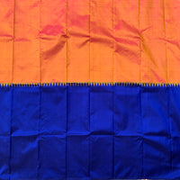 Apsara - MS Blue and shot pink silk Arani