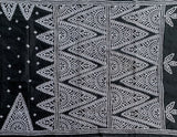 Black keys - kutch hand embroidery on semi Bangalore silk