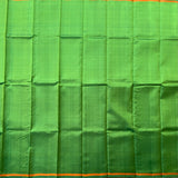 Aadhya - green silk kanjivaram with simple border