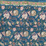 Cotton dress material, handblock printed - Sanganeri