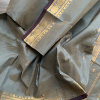 Moon river - silk cotton Chinnalampattu banana fiber saree