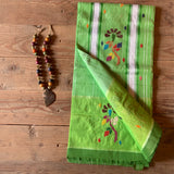 Punnaga handwoven chedi Butta saree - The Maggam Collective